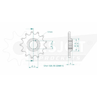 Esjot Front Sprocket 13T for Husqvarna WR 300 2009-2014