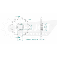 Esjot Front Sprocket 16T for Husqvarna TE 350 1990-1995