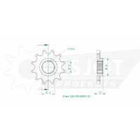 Esjot Front Sprocket 12T for KTM 890 Adventure R Rally 2024