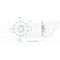Esjot Front Sprocket 13T for KTM 690 SM Supermoto 2007-2009
