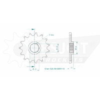 Esjot Front Sprocket 15T for KTM 400 LC4-E Enduro 1999-2001
