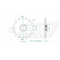 Esjot Front Sprocket 17T 50-32054-17