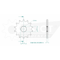 Esjot Front Sprocket 14T for Aprilia RS 125 - RD 2007-2009