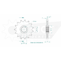 Esjot Front Sprocket 15T 50-32058-15