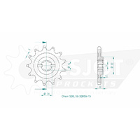 Esjot Front Sprocket 13T 50-32059-13