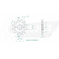 Esjot Front Sprocket 12T 50-32063-12