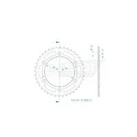 Esjot Rear Sprocket 40T for KTM 450 XC-W  2008-2011