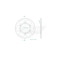 Esjot Rear Sprocket 52T for KTM 640 Adventure 2003