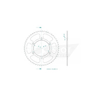 Esjot Rear Sprocket 53T for KTM 450 Rally Factory Replica 2016-2018