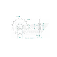 Esjot Front Sprocket 16T 50-32075-16