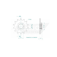 Esjot Front Sprocket 14T for Polaris 400 Xplorer 1995-1996