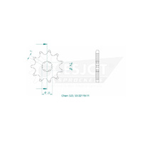 Esjot Front Sprocket 11T for Gas Gas EC 300 1999-2000