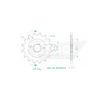 Esjot Front Sprocket 16T 50-32122-16