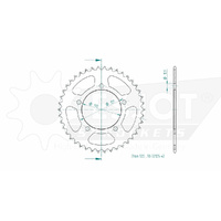 Esjot Rear Sprocket 42T for Aprilia Tuareg 660 2021-2024