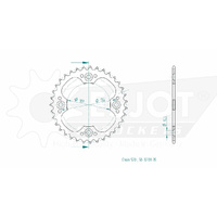 Esjot Rear Sprocket 35T for KTM 525 XC ATV 2008-2011
