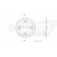 Esjot Rear Sprocket 37T for KTM 450 SX ATV 2009-2012
