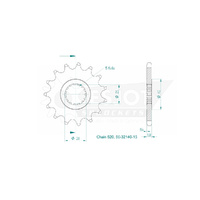 Esjot Front Sprocket 15T 50-32140-15