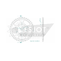 Esjot Rear Sprocket 41T for Honda NX 500 ABS 2024