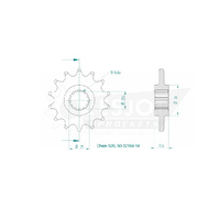 Esjot Front Sprocket 14T 50-32164-14