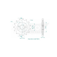 Esjot Front Sprocket 15T for KTM 390 Duke 2013-2024