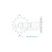 Esjot Front Sprocket 15T 50-35001-15