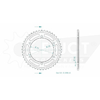 Esjot Rear Sprocket 45T for Kawasaki ZR 1100 Zephyr  1992-1995