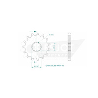 Esjot Front Sprocket 15T for Kawasaki ZX-12R Ninja 2000-2006