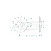 Esjot Front Sprocket 15T for Honda FT 500 1982-1983
