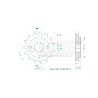 Esjot Front Sprocket 15T for Honda VF 400 F Integra 1984