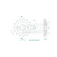 Esjot Front Sprocket 16T 50-35013-16
