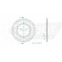 Esjot Rear Sprocket 39T for Yamaha FZ6 S Fazer ABS 2006-2008