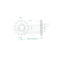 Esjot Front Sprocket 14T for Yamaha MT1 SP  1984