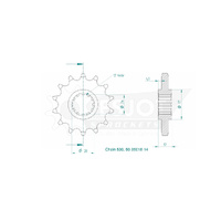 Esjot Front Sprocket 14T for Honda CBR 600 F3 1995-1996