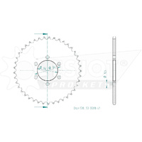 Esjot Rear Sprocket 41T for Suzuki GS 400 LT 1980