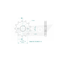 Esjot Front Sprocket 13T for Suzuki GSX 750 EF  1984-1986