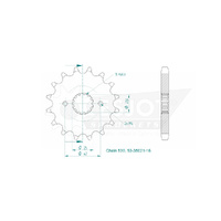 Esjot Front Sprocket 16T for Kawasaki Z 550 D GP  1983