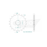 Esjot Front Sprocket 20T for Triumph 1050 Speed Triple ABS 2011-2015