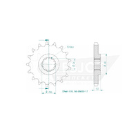 Esjot Front Sprocket 17T 50-35032-17