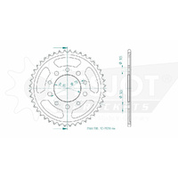 Esjot Rear Sprocket 44T for Honda VFR 750 F 1986-1989