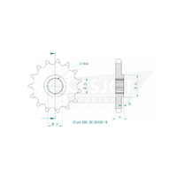 Esjot Front Sprocket 15T 50-35039-15