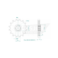 Esjot Front Sprocket 16T 50-35039-16