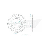 Esjot Rear Sprocket 42T for Honda CB 1300 DC X4 1998