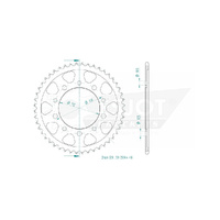 Esjot Rear Sprocket 48T for Honda CB 1300 SA ABS 2010
