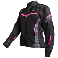 Motodry Jacket Clio Ladies Black/Magenta