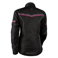 Motodry Jacket 4 Seasons Ladies Black/Grey/Magenta