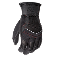 Motodry Gloves Summer Ladies Vented Leather Black