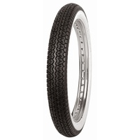Mitas Tyre B7 275-17 47J TL/TT Moped WW Classic Moped White Wall Postie Tyre