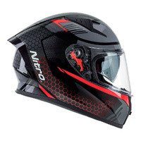 Nitro Helmet N501 Apex DVS Black/Red