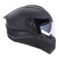 Nitro Helmet F920 Modular Turismo DVS Satin Black