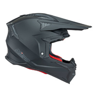 Nitro Helmet MX710 Satin Black 